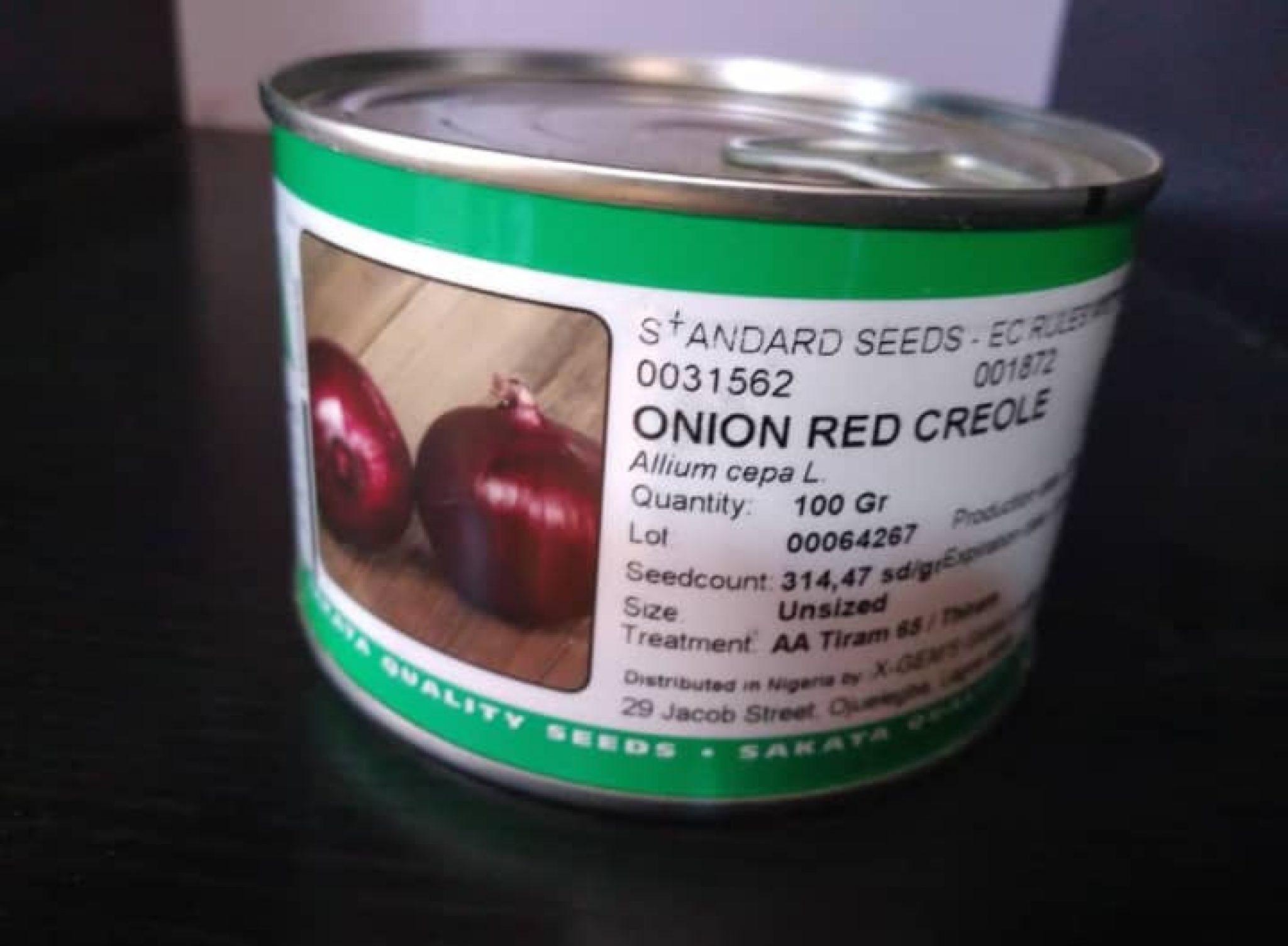Red Creole Onion Seeds 100g HTS Farms