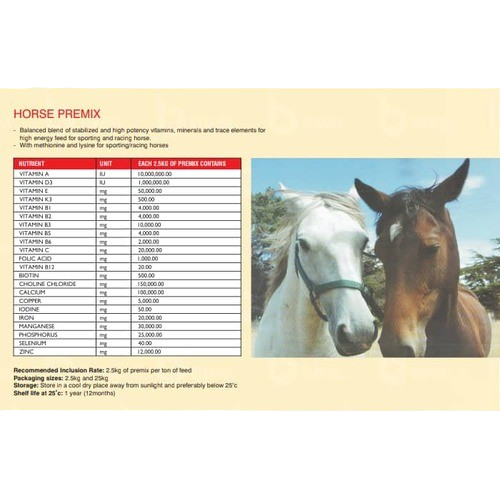 Bio-Mix Pig Horse Premix | 25kg