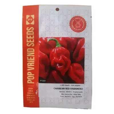 Pepper Caribean Red Habanero (Hot) Seed | 1000 Seeds