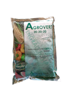 Agrovert NPK 20-20-20 Foliar Fertilizer | 1kg from HTS Farms