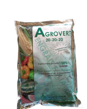 Agrovert NPK 20-20-20 Foliar Fertilizer | 1kg from HTS Farms