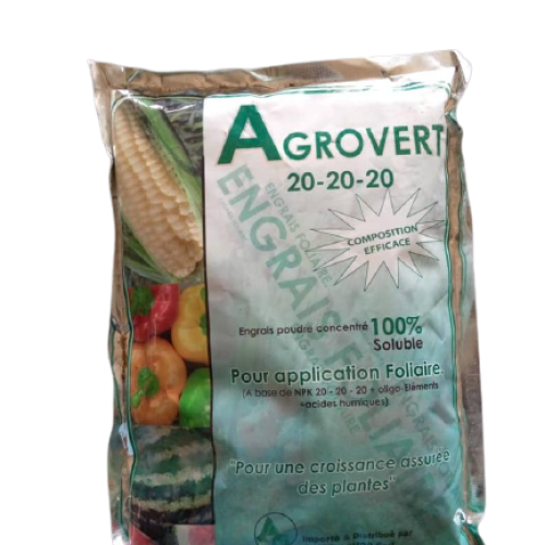 Agrovert NPK 20-20-20 Foliar Fertilizer | 1kg (MOQ:3)