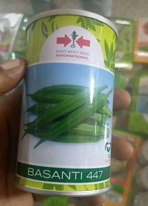 East West Basanti Okra 447 F1 Seed (100g)