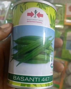East West Basanti Okra 447 F1 Seed (100g)
