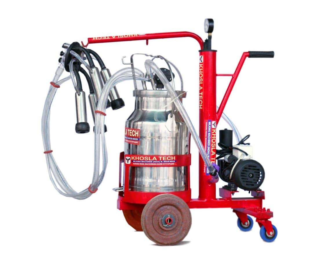 Milking Machine (Mobile Type | Silicone Liner | Single Milking Machine)