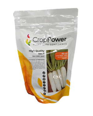 Crop Power Radish Lobak Seed RD 46 Lucky White