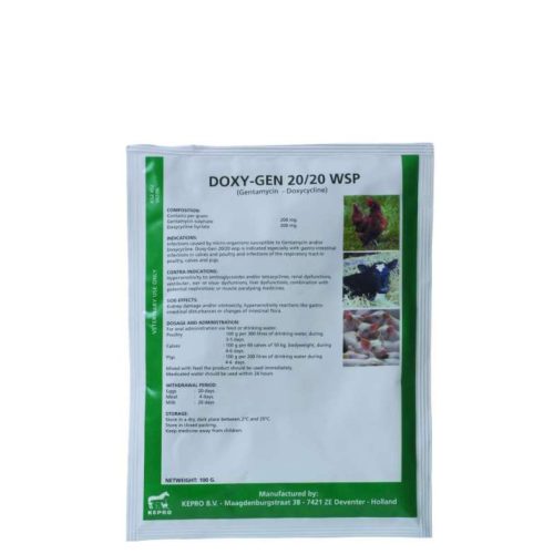 Doxy-GEN 20/20 WSP (Antibiotic) | 100g (MOQ:3)