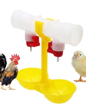 Dual Chicken Nipple Cup Drinkers