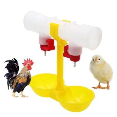 Dual Chicken Nipple Cup Drinkers (100Pcs)