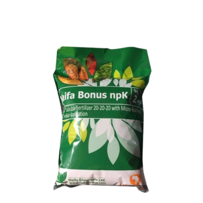 Haifa Bonus NPK 20-20-20 Water-Soluble Fertilizer | 2kg & 25kg