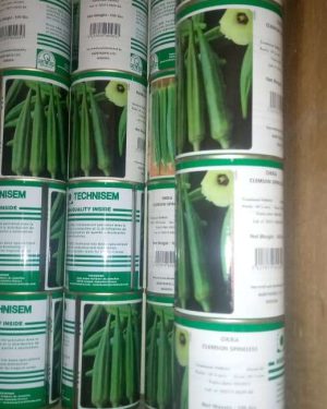 Technisem Clemson Spineless Okra Seed | 100g