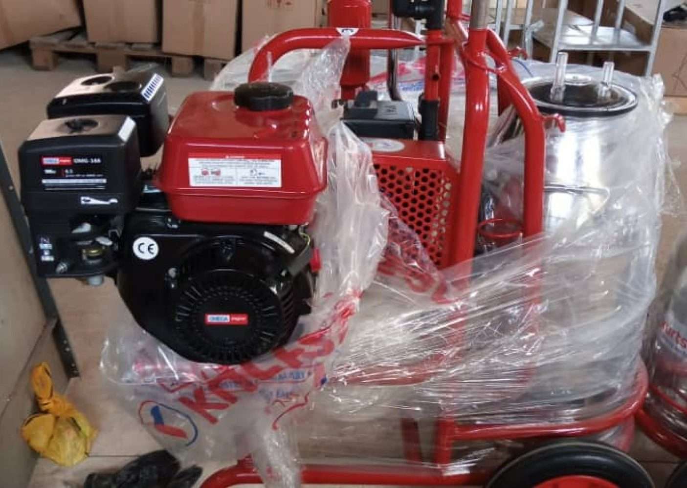 TK 2-2 PS Double Milking Machine For Cow (Twin Bucket) - Image 2