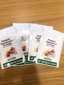 WellGrow Orange Habanero Seeds