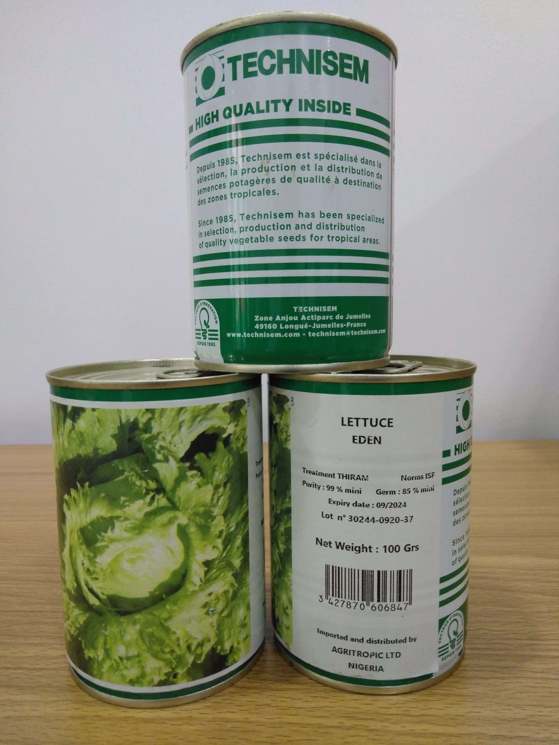 Eden Lettuce Seeds (100g)