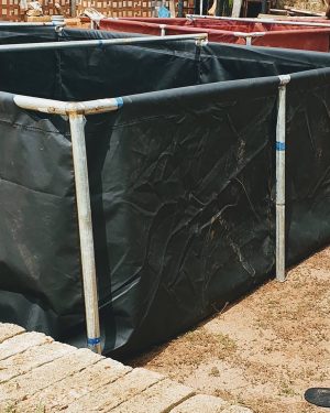 Tarpaulin Fish Pond (3ft by 6ft, 3ft Height | 100 Fish Capacity)