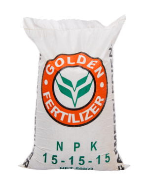 Golden NPK 15:15:15 Fertilizer | 50kg from HTS Farms