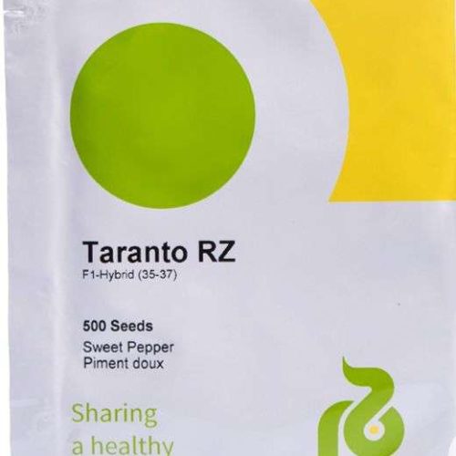 Taranto RZ F1 Sweet Bell Pepper (Yellow/Greenhouse) – 100 seeds