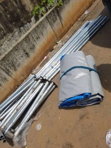 Tarpaulin Fish Pond (5ft by 5ft, 3ft Height |150 Capacity)