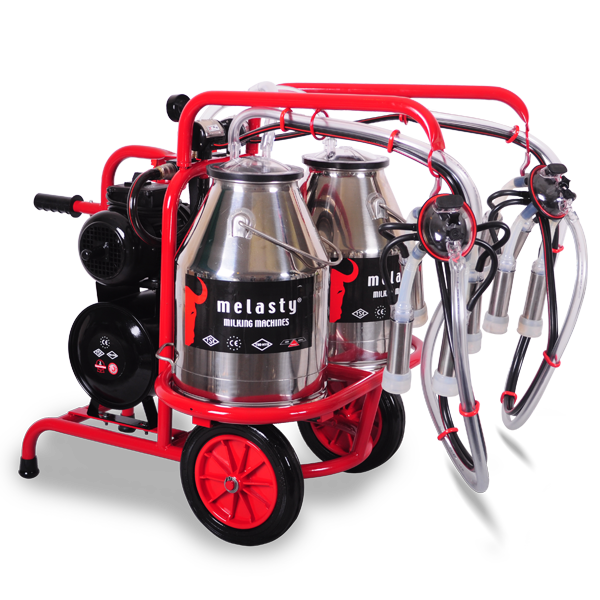 TK 2-2 PS Double Milking Machine For Cow (Twin Bucket)