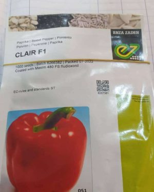 Clair F1 Red Bell Pepper Seed (1000 Seeds)