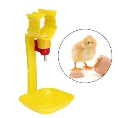 Poultry Nipples with Cup ( Red and Yellow)