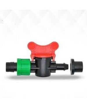 PVC Offtake Connector with Valve (For Drip Irrigation)