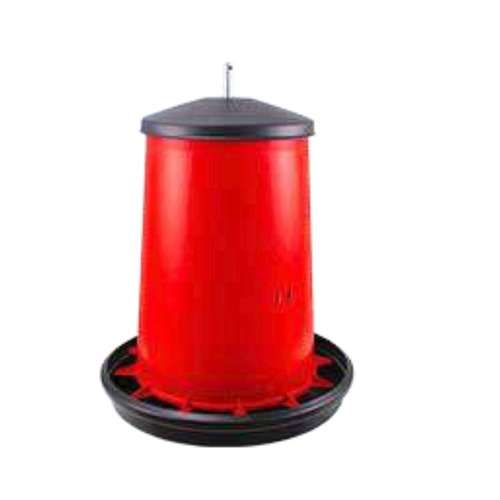Plastic Poultry Feeder with Lid