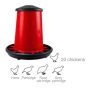 Plastic Poultry Feeder with Lid