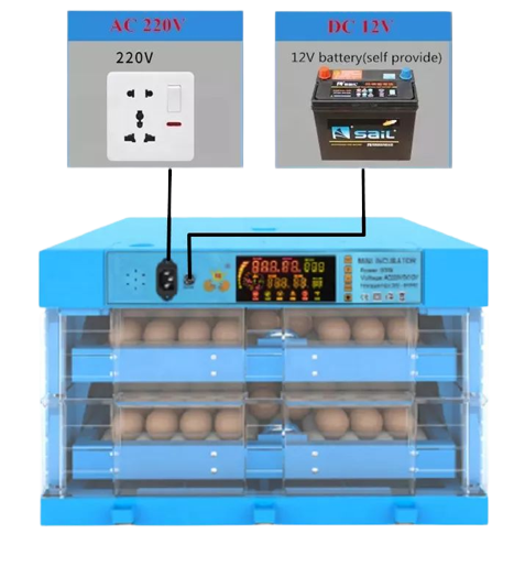 Automatic Egg Incubator (128-Egg Capacity)
