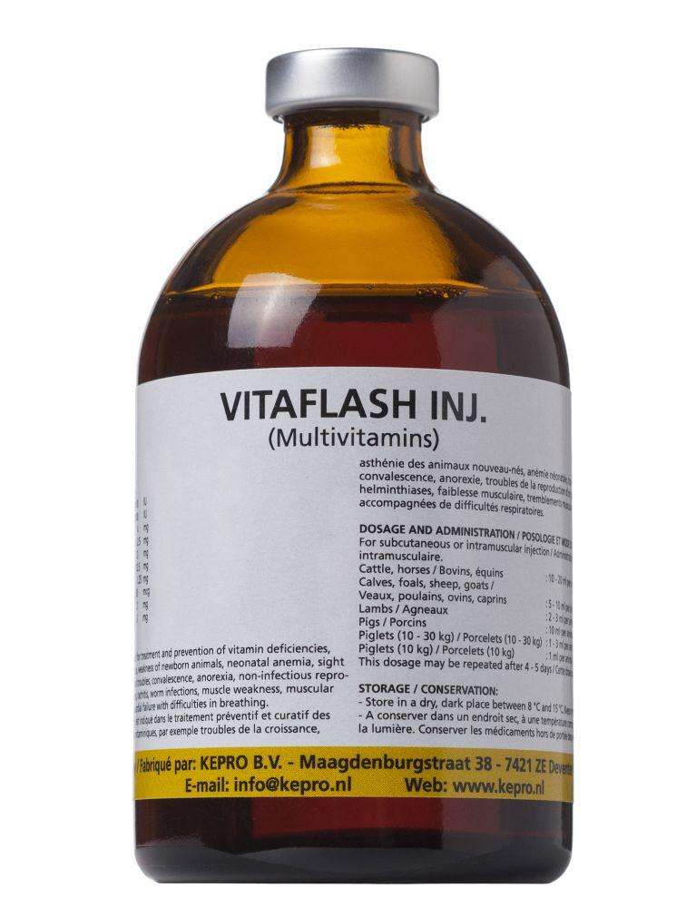Kepro VitaFlash (Injectable Multivitamin for Livestock)