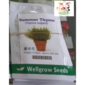 Wellgrow Summer Thyme | 0.05gm 250 seeds