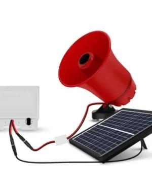 Solar Powered Scarecrow from HTS Farms