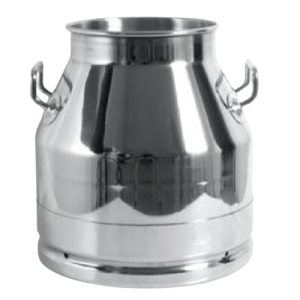 Inox Milk Bucket (Wide) | 30L from HTS Farms