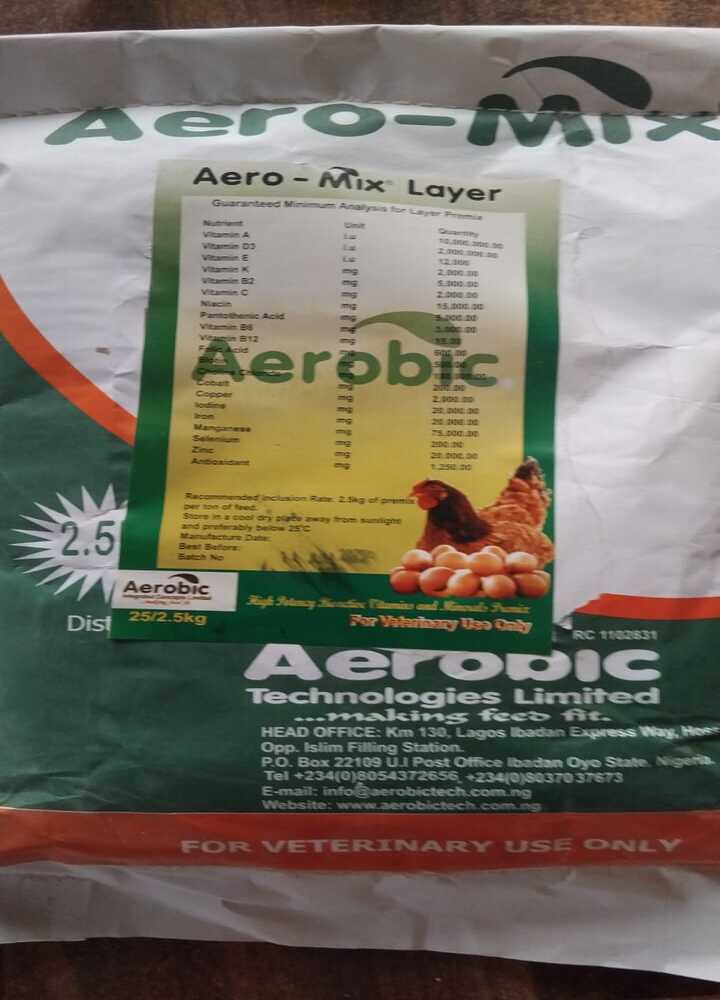 Aero Mix Layer (Aerobic) Feed | 2.5kg (MOQ:2)