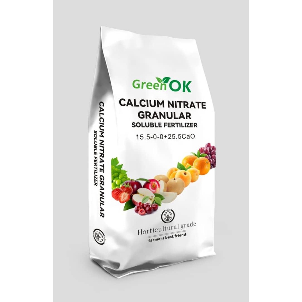 Green OK Calcium Nitrate Granula Soluble Fertilizer | 25kg