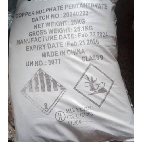 Copper Sulphate Pentahydrate | 25kg