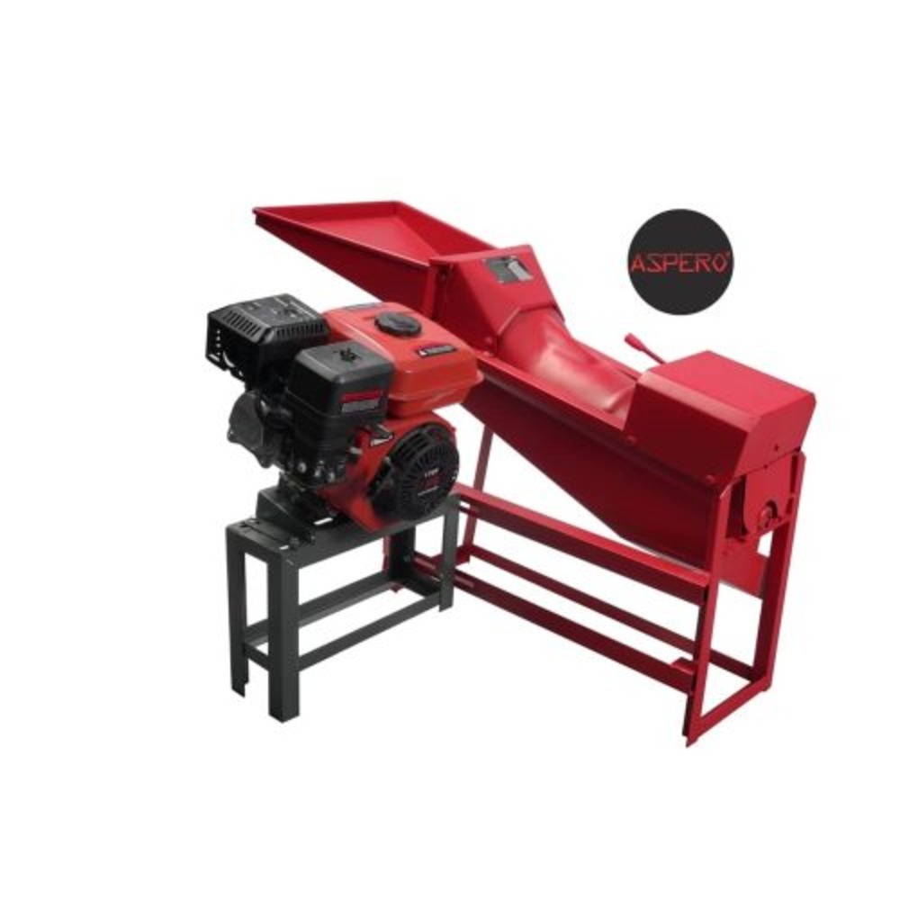 Aspero Corn Thresher | (6.5HP, 5kW, 1500kg/h, Gasoline Engine) from HTS Farms