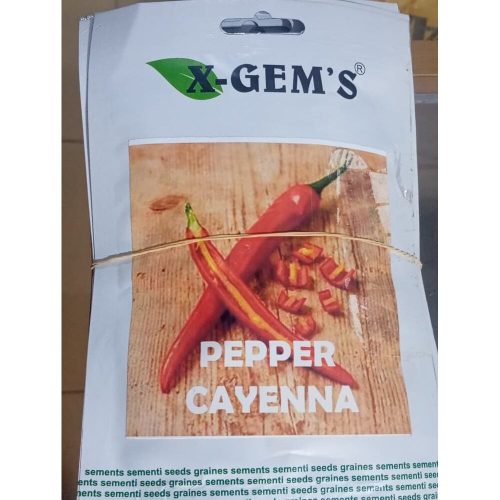 Hybrid Pepper Cayenna Seeds (X-Gems) | 10g (MOQ:2)