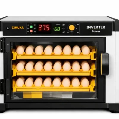 Automatic Egg Incubator with Inverter | 60 Egg Capacity