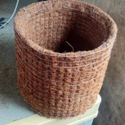 Natural Unbuffered Coco Pot (14by 9 cm)